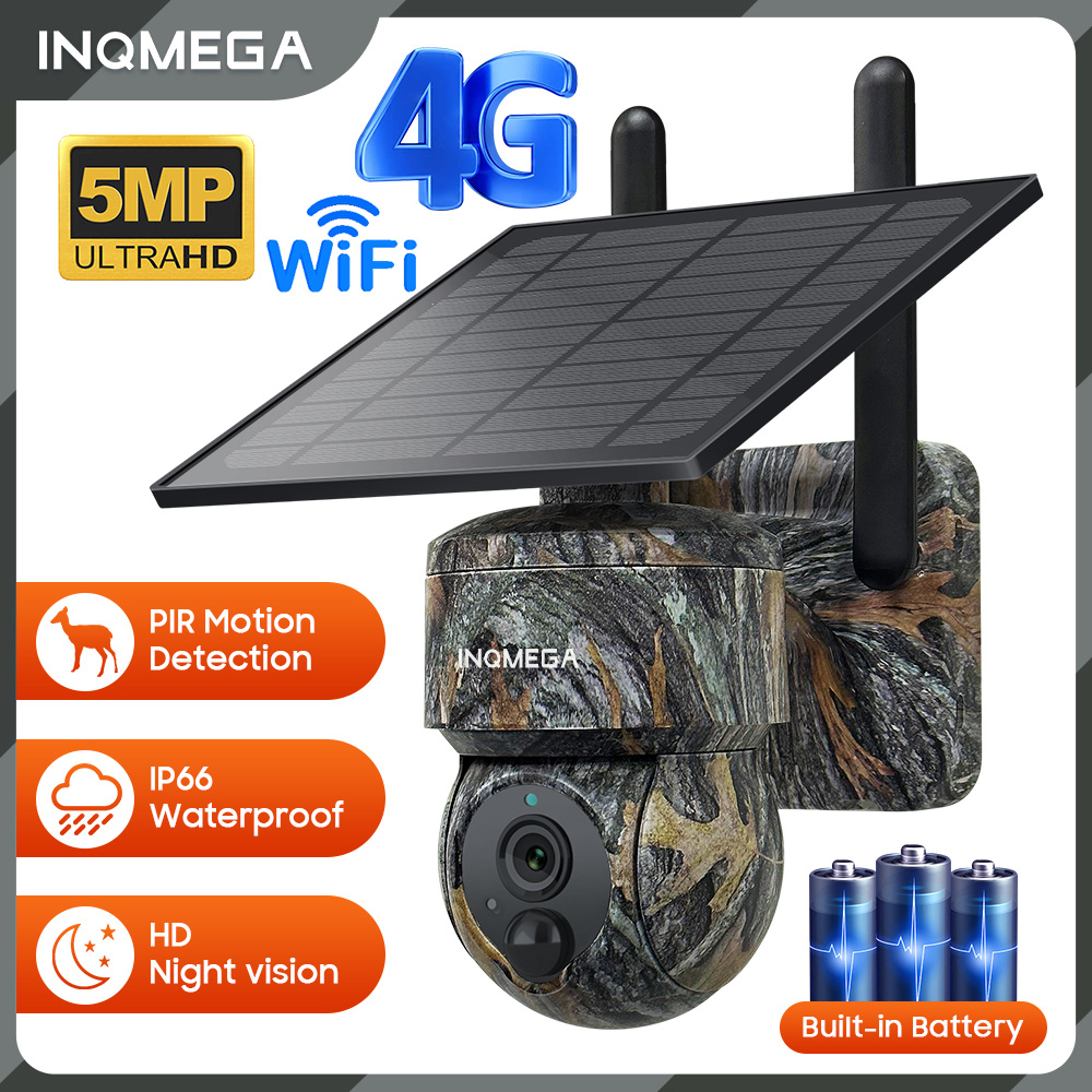 Outdoor Power Monitor - INQMEGA 5MP 4G / WIFI Solar