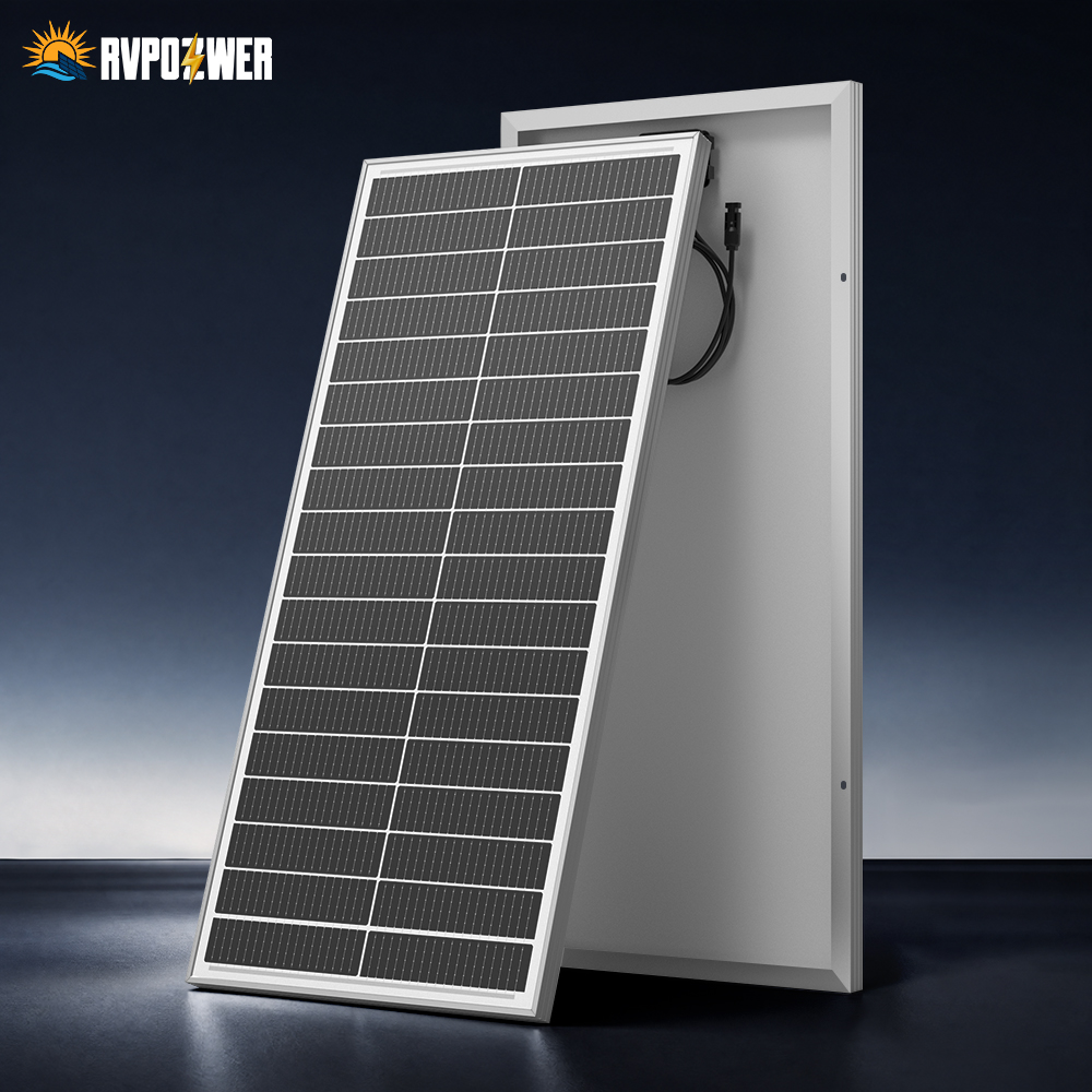 Outdoor Power Distribution Panel - RVPOZWER 100W 12BB Rigid Solar Panels