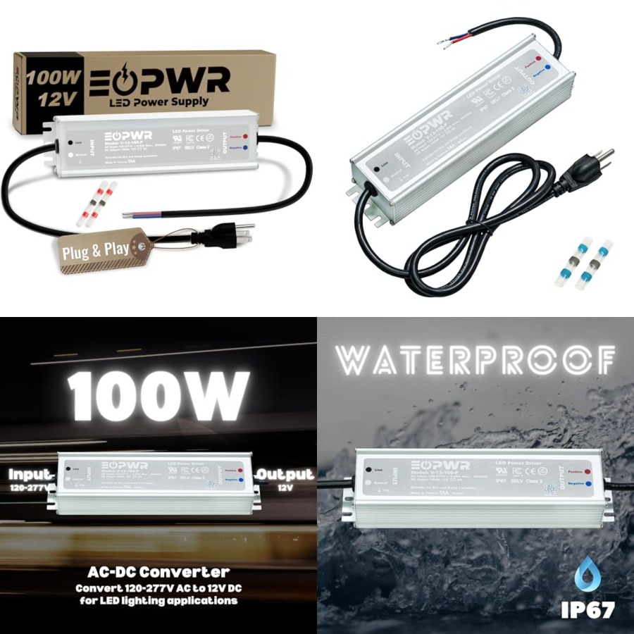 Outdoor Power Plug - LED Driver Waterproof IP67 Power Supply
