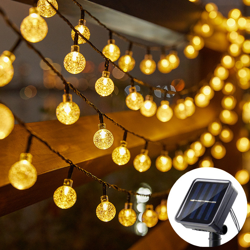 Outdoor Power For Wedding - 20/50/100 LED Solar Power Crystal Ball