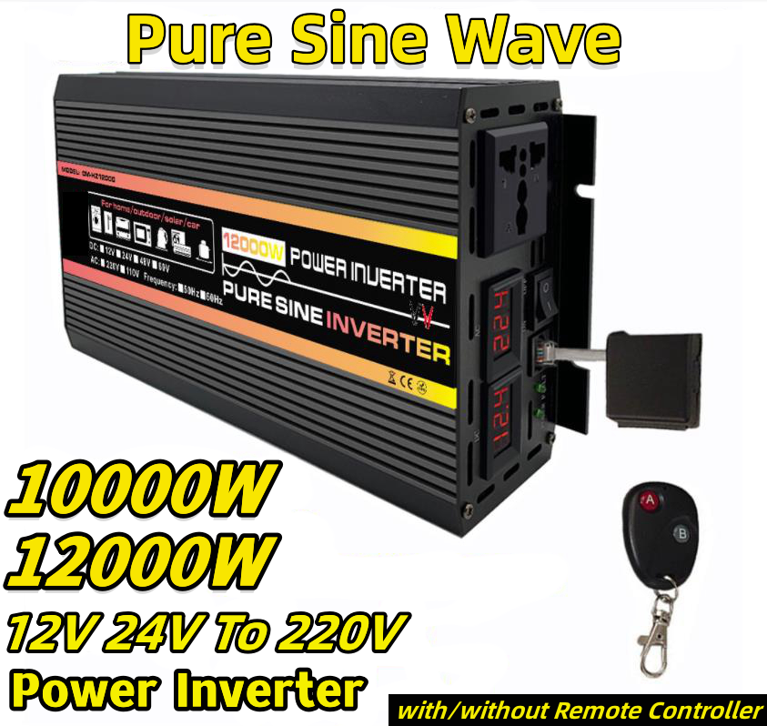 Outdoor Power Inverter - 10000/12000W Pure Sine Wave Inverter DC