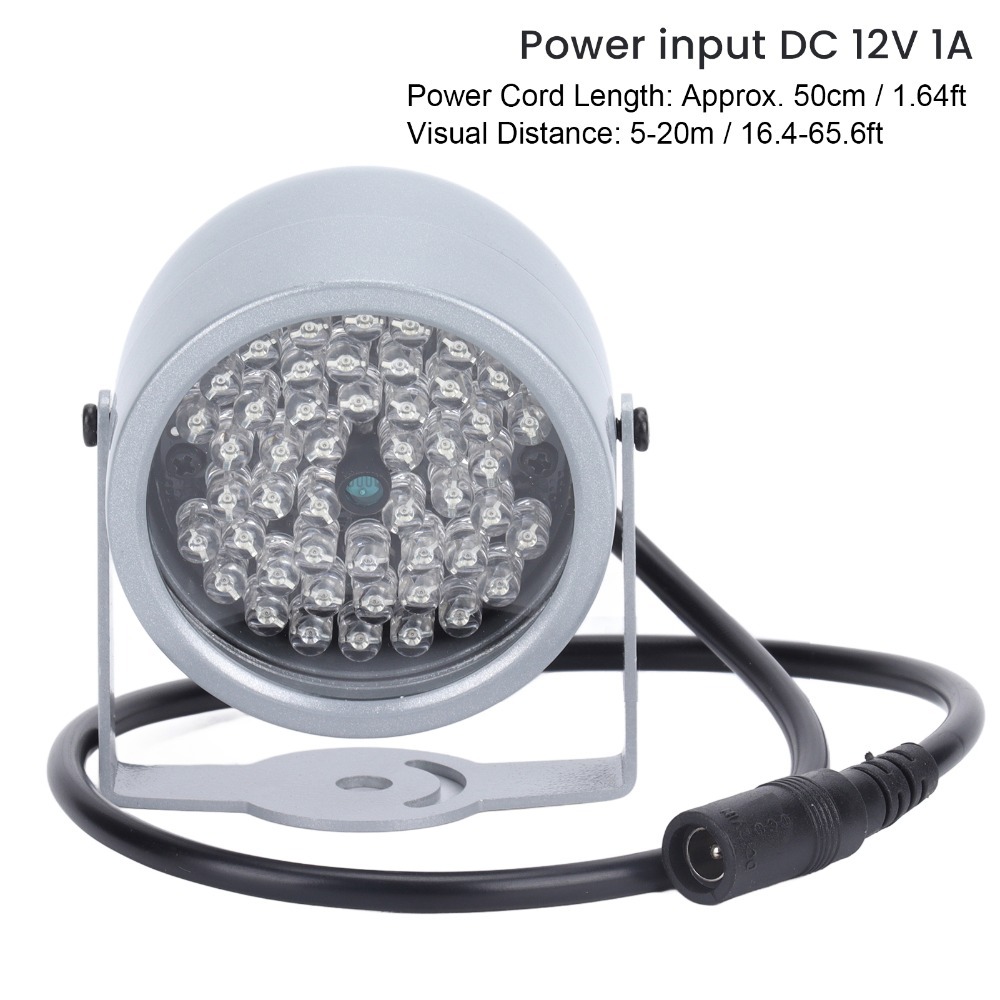 Outdoor Power Monitor - 48 LEDs Fill Light 12V Voltage