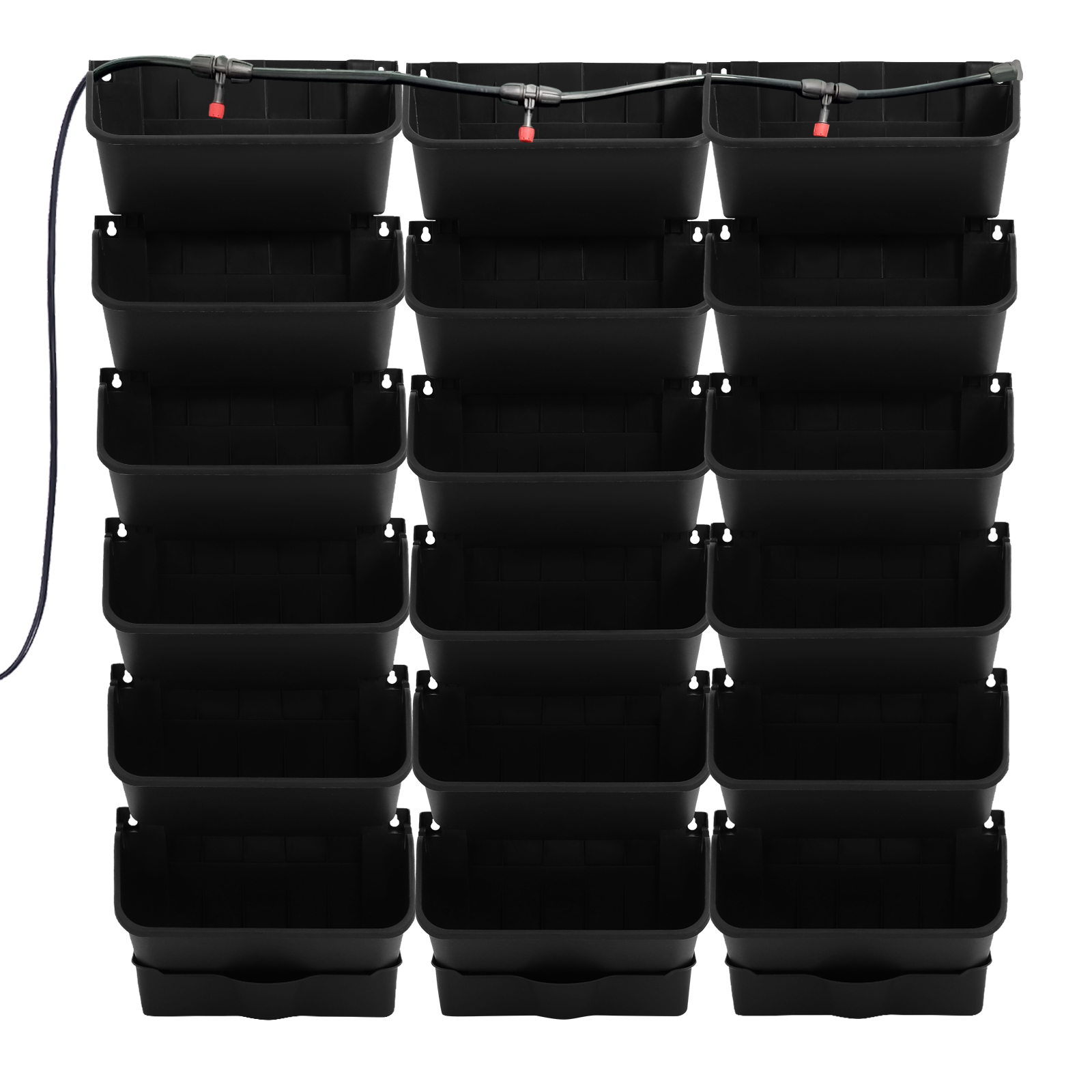 18 Pots Vertical Wall Planter  - Outdoor Power With Timer 评论和价格
