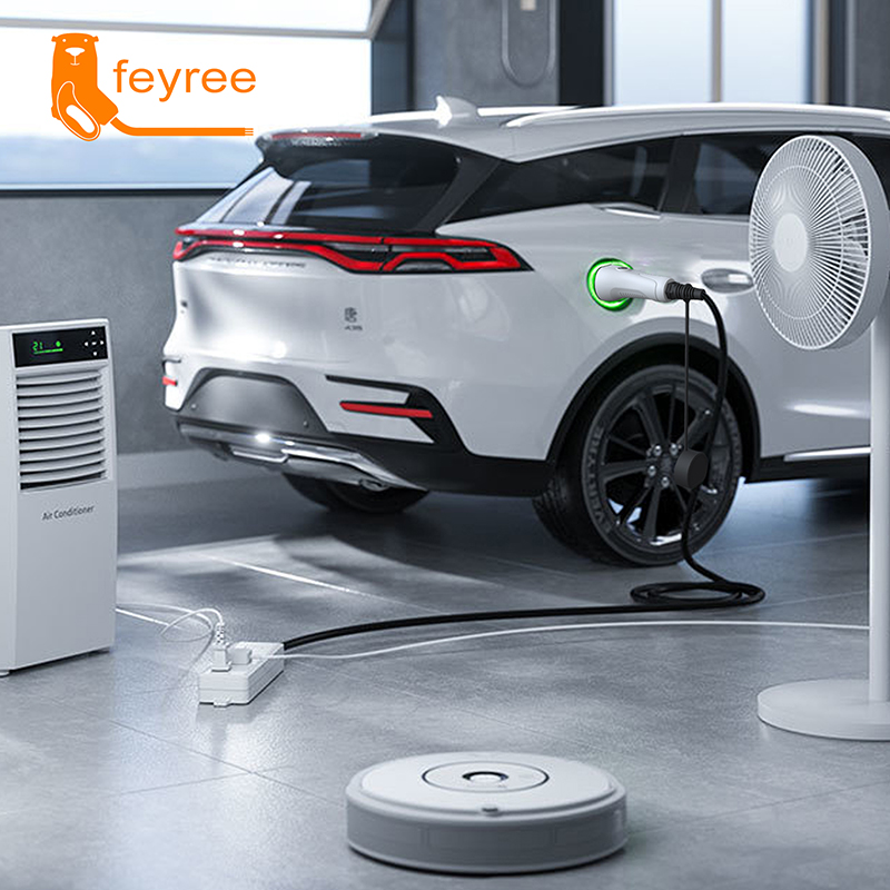 Feyree V2L Cable Electric Car  - Outdoor Power Plug 评论和价格