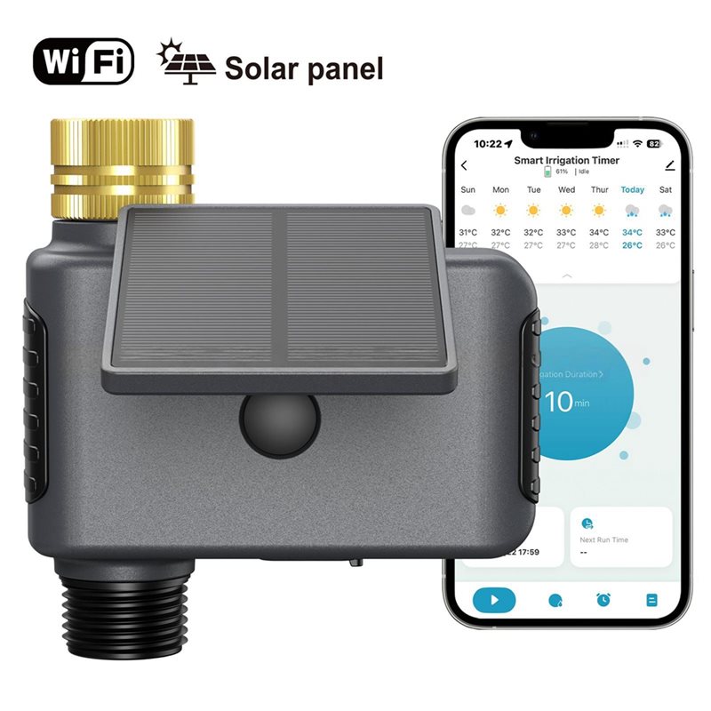 ABKP-Tuya Wifi Smart Solar-Pow - Outdoor Power With Timer 评论和价格