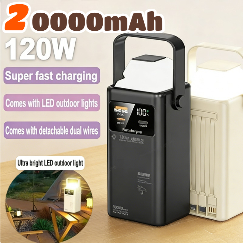 120W Power Bank 200000mAh Larg - Outdoor Power Adapter Usb C 评论和价格