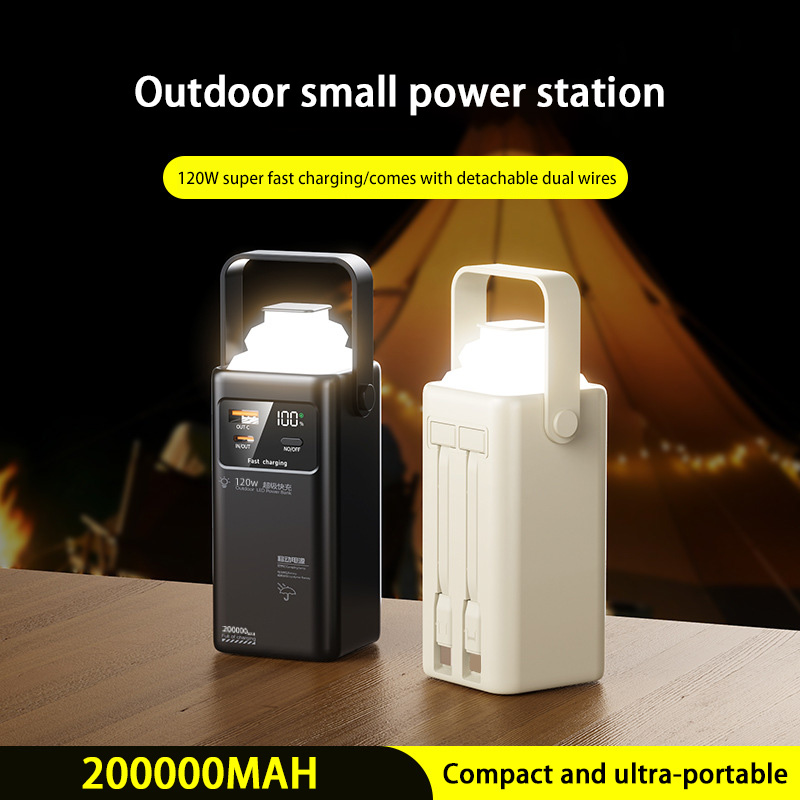 120W Power Bank 200000mAh Larg - Outdoor Power Adapter Usb C 评论和价格