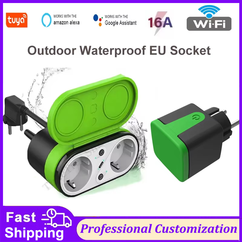 Tuya EU 16A Wifi Smart Outdoor - Outdoor Power Plug 评论和价格