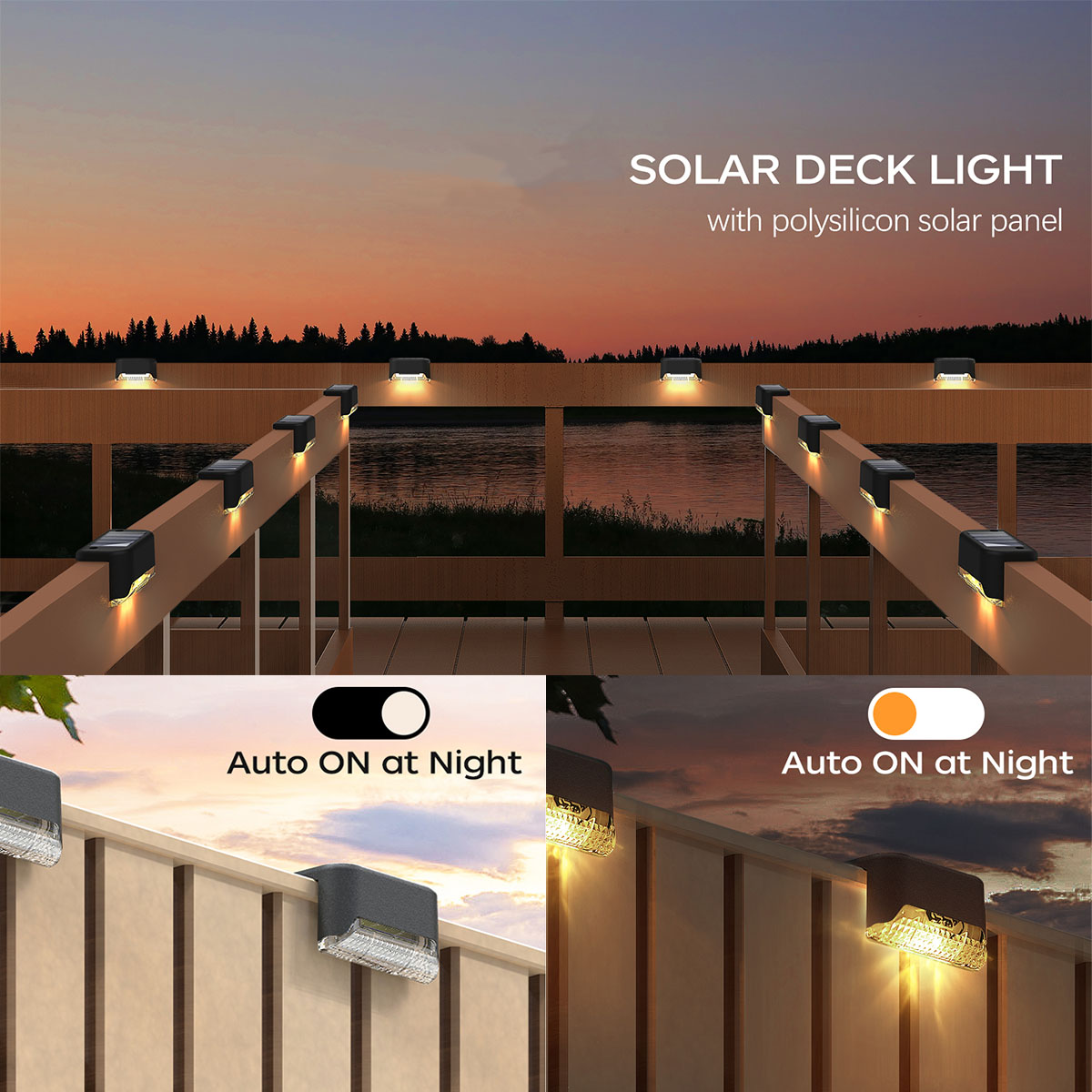 4/12 Pack Deck Lights Solar Po - Outdoor Power Pack 评论和价格