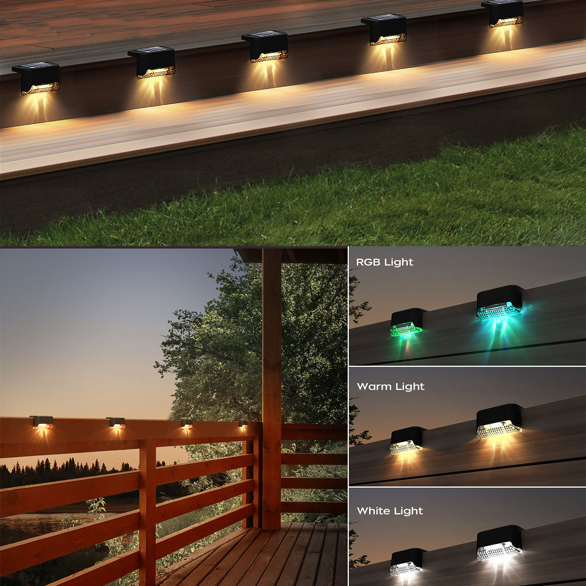 4/12 Pack Deck Lights Solar Po - Outdoor Power Pack 评论和价格