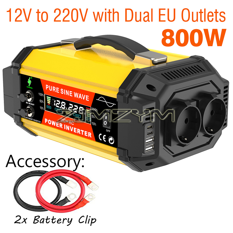 500W/800W/1000W Pure Sine Powe - Outdoor Power Inverter 评论和价格