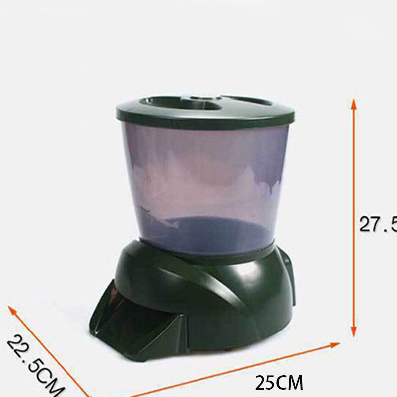 Automatic Fish Feeder Large Ca - Outdoor Power With Timer 评论和价格