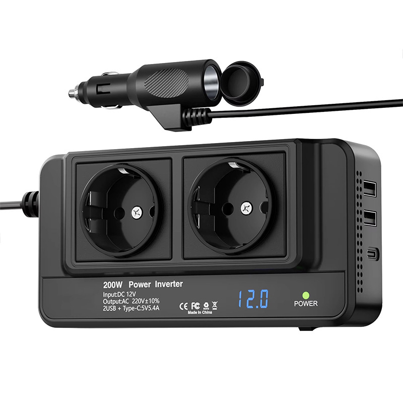 200W Car Inverter Car Socket A - Outdoor Power Adapter Usb C 评论和价格