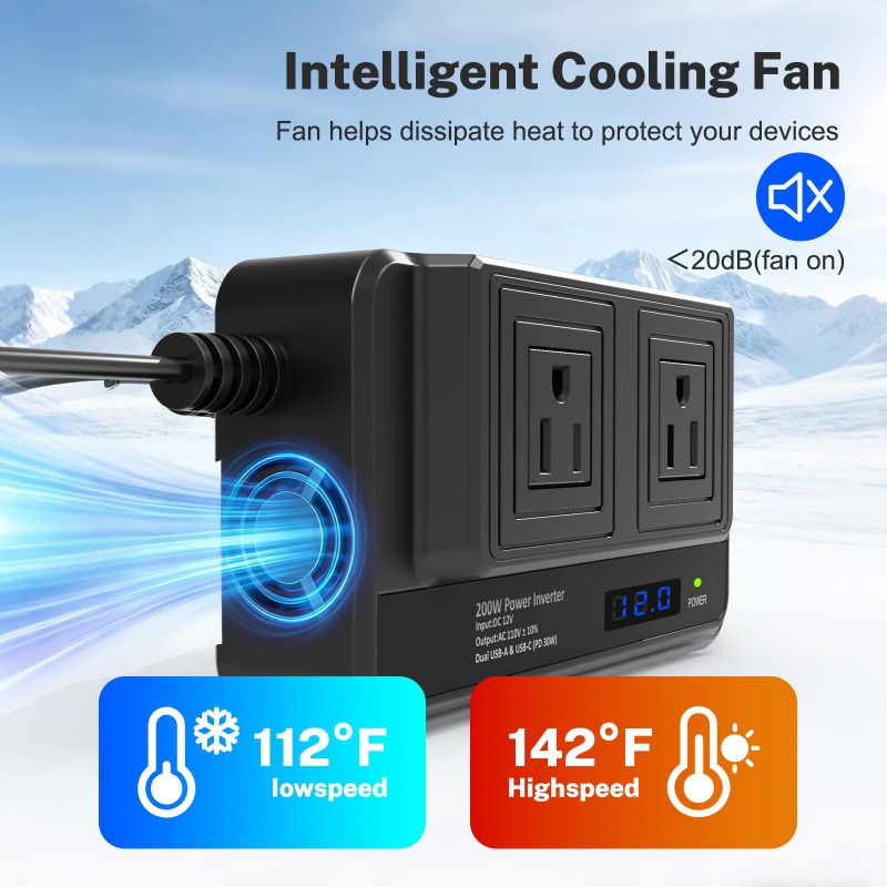 200W Car Inverter Car Socket A - Outdoor Power Adapter Usb C 评论和价格