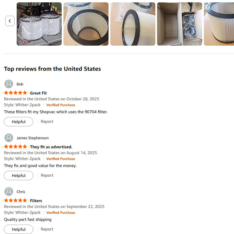 Replacement Filter For Shop-Va - Wet Dry Vacuum Shop 评论和价格