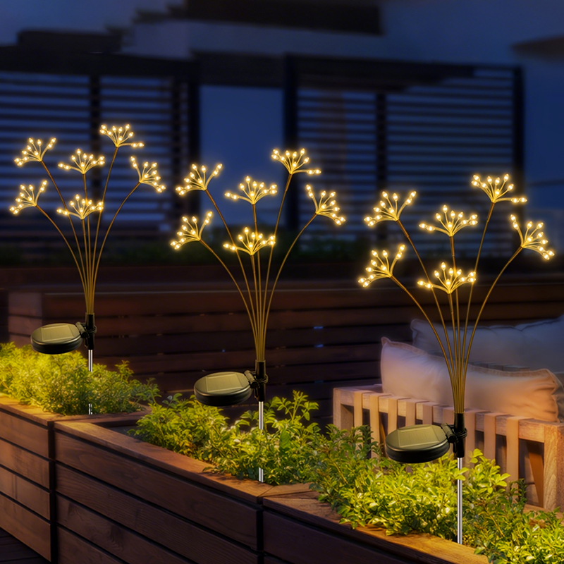 Solar-Powered Flower Lawn Ligh - Outdoor Power For Wedding 评论和价格