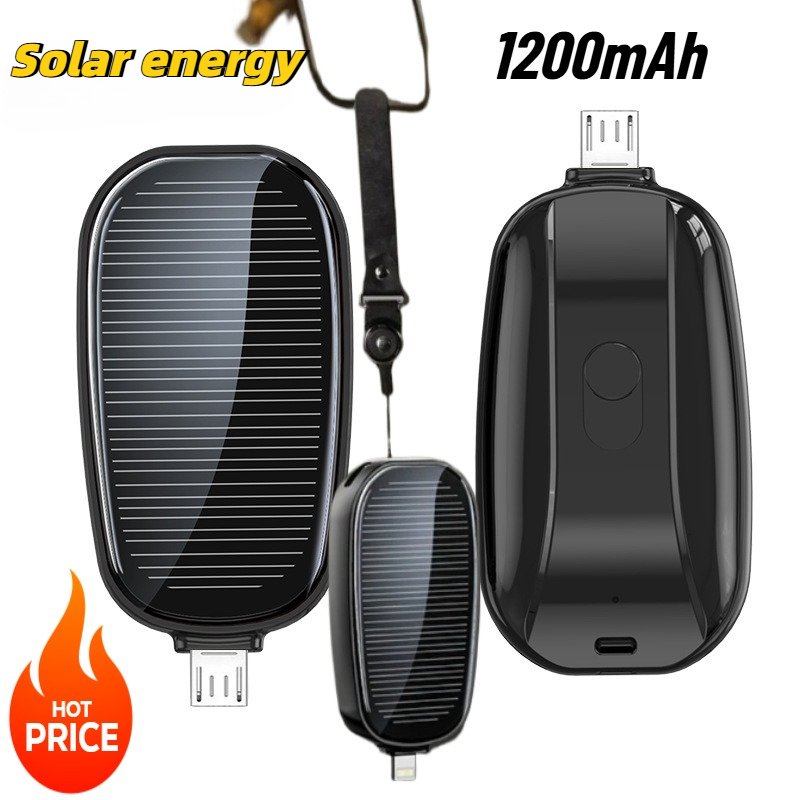 1200mAh Solar Mini Power Bank  - Outdoor Power Distribution Panel 评论和价格