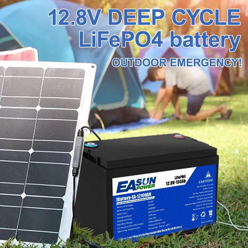 EASUN POWER 12V 100Ah LiFePO4  - Outdoor Power Inverter 评论和价格