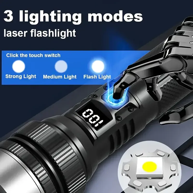 900000LM Powerful LED Flashlig - Outdoor Power Works 评论和价格
