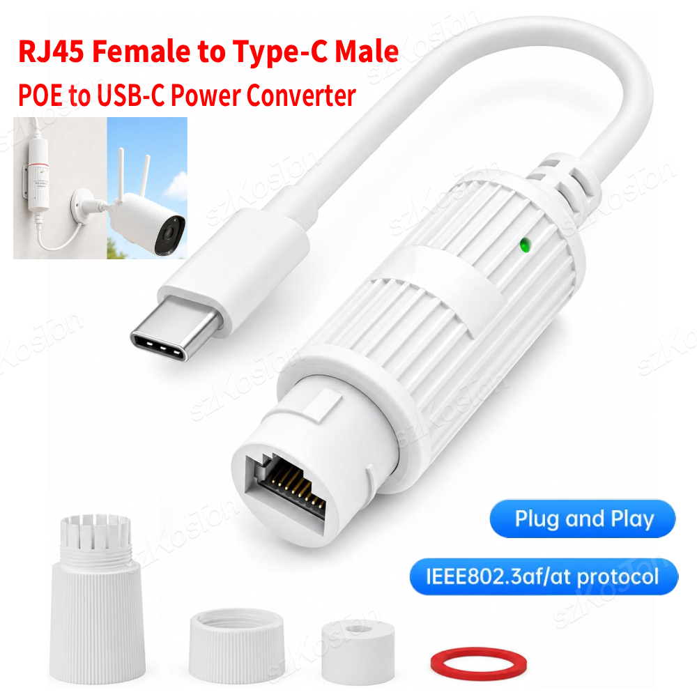 POE to USB-C Power Converter R - Outdoor Power Adapter Usb C 评论和价格
