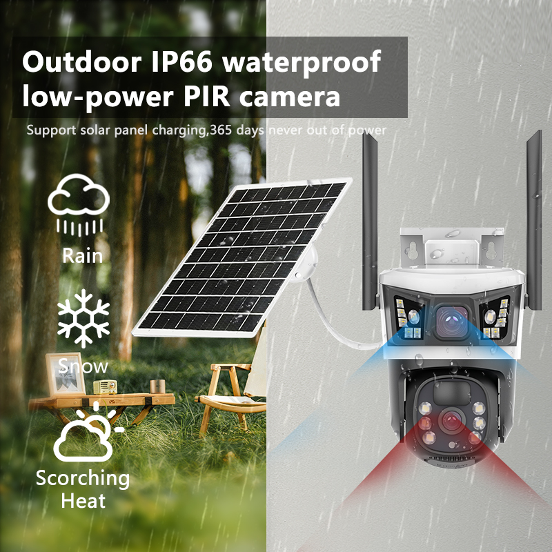 12MP 6K Solar Security Cameras - Outdoor Power Distribution Panel 评论和价格