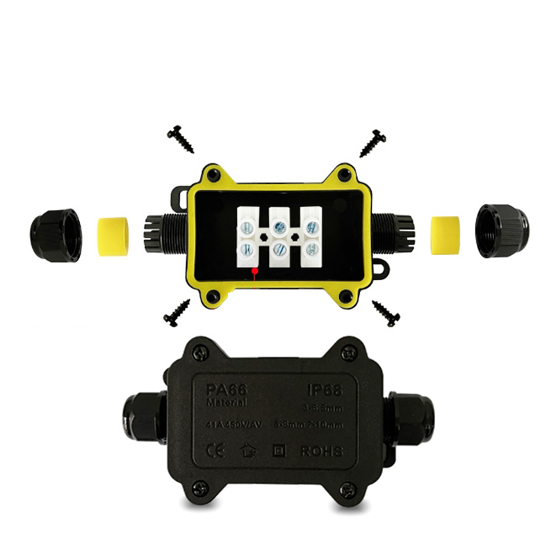 Junction Box Waterproof IP68 2 - Outdoor Power Plug 评论和价格