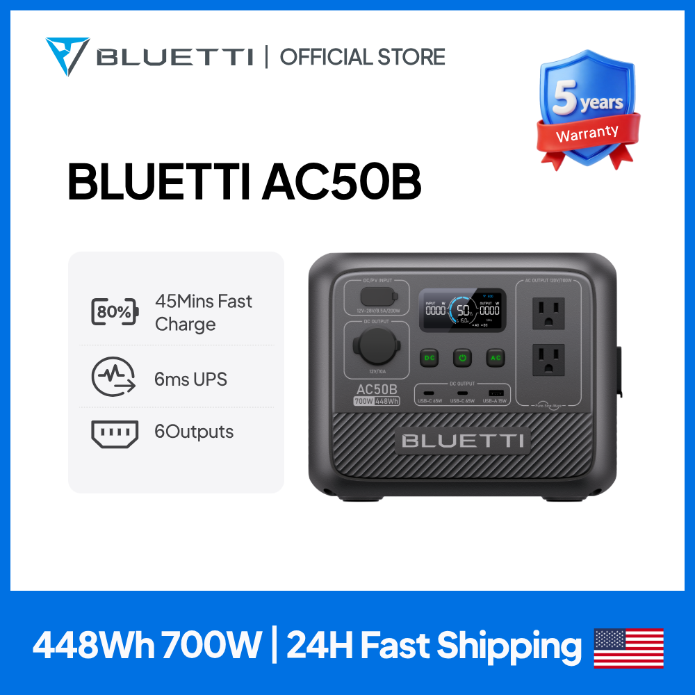 BLUETTI AC50B Portable Power S - Outdoor Power Inverter 评论和价格
