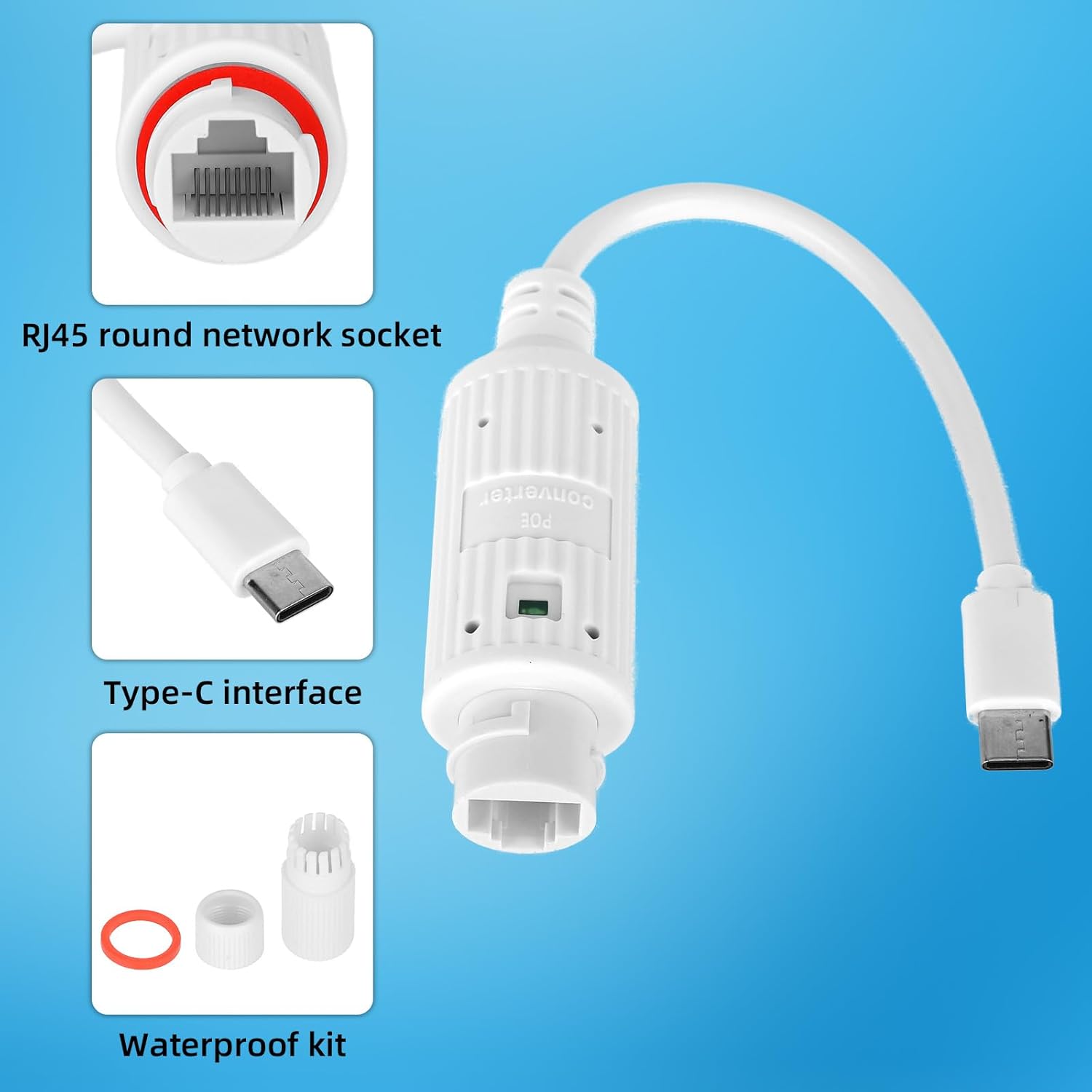 POE to USB-C Power Converter O - Outdoor Power Adapter Usb C 评论和价格