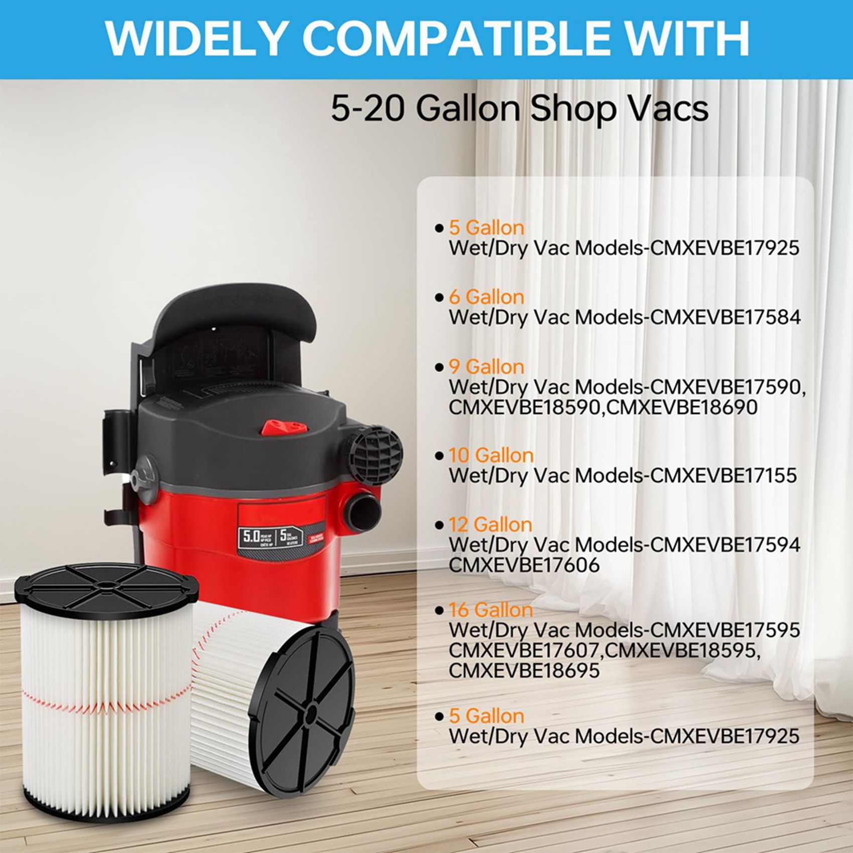 BAAJ-4X Replacement Cartridge  - Wet Dry Vacuum Shop 评论和价格