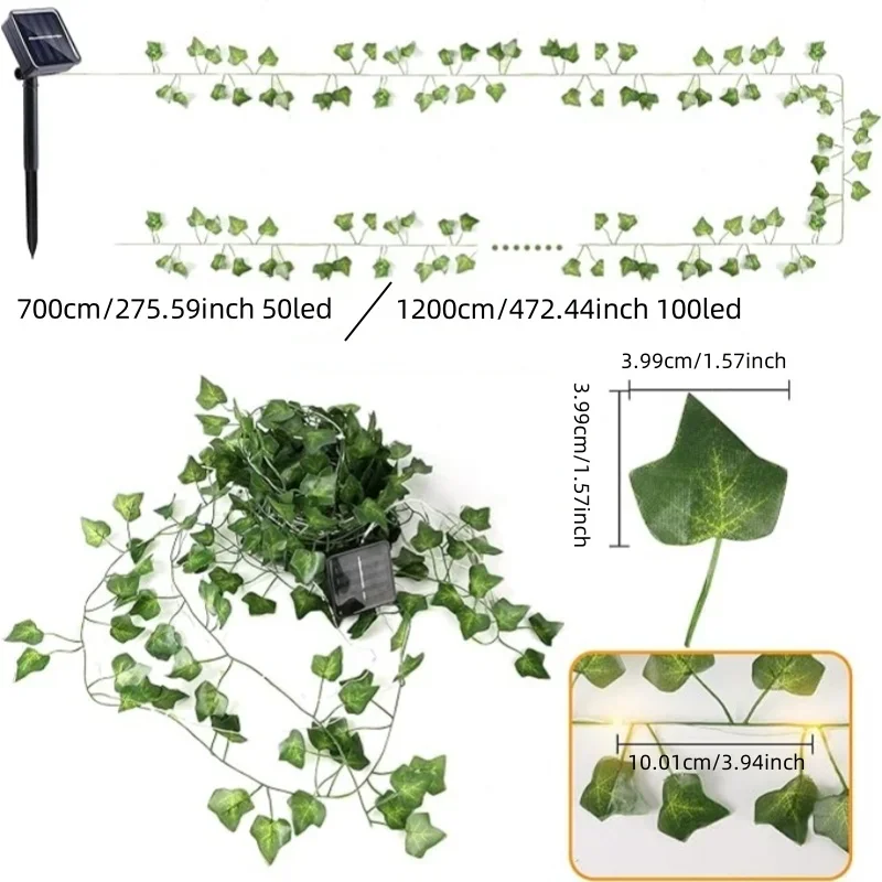 50/100 LED Solar Powered Artif - Outdoor Power For Wedding 评论和价格