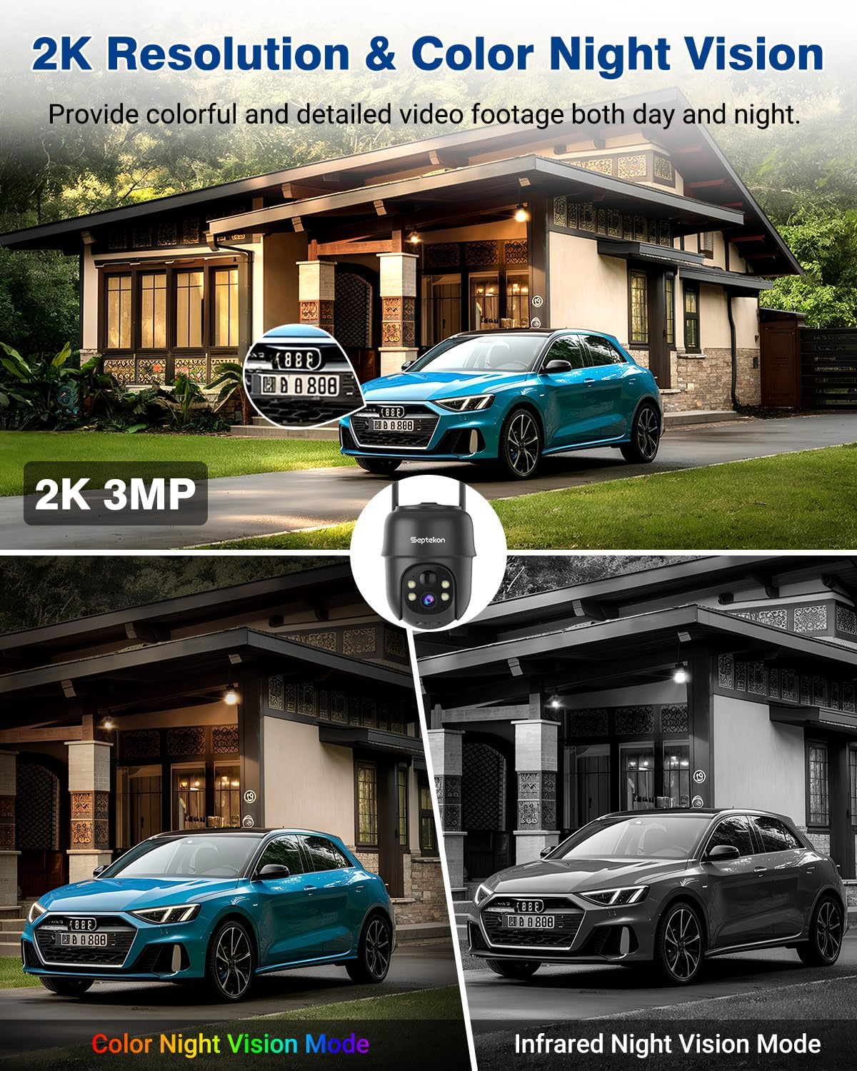 2K Solar Wireless Outdoor Secu - Outdoor Power Pack 评论和价格