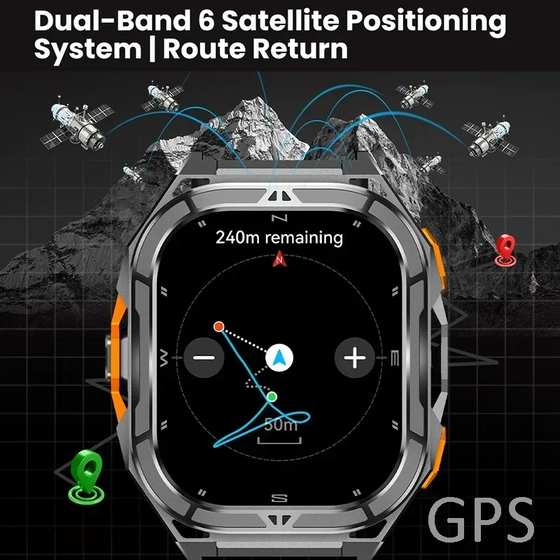 Luxury AMOLED Smartwatch Real  - Outdoor Power Monitor 评论和价格