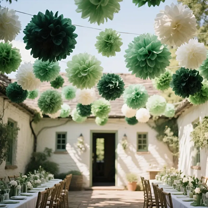 30 Pieces of Bohemian Style Gr - Outdoor Power For Wedding 评论和价格