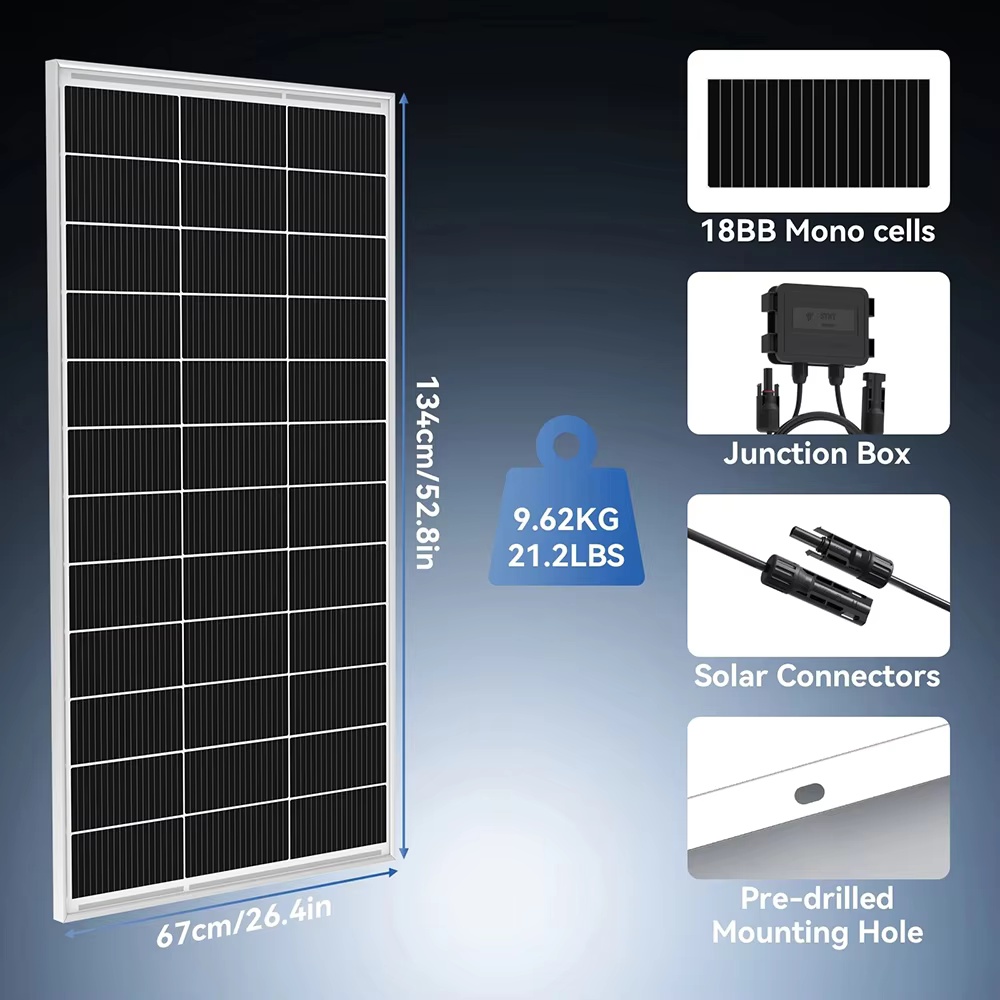 RVPOZWER 200W/400W/800W Rigid  - Outdoor Power Distribution Panel 评论和价格