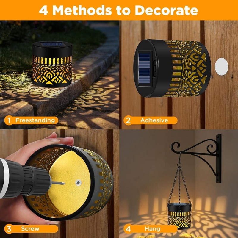 【Big deal】Solar Fence Lights O - Outdoor Power Deals 评论和价格