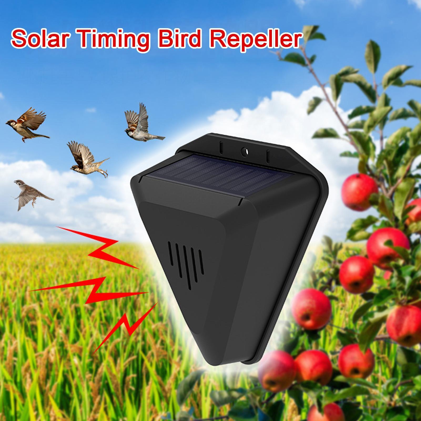 Solar Timer Bird Repeller With - Outdoor Power With Timer 评论和价格