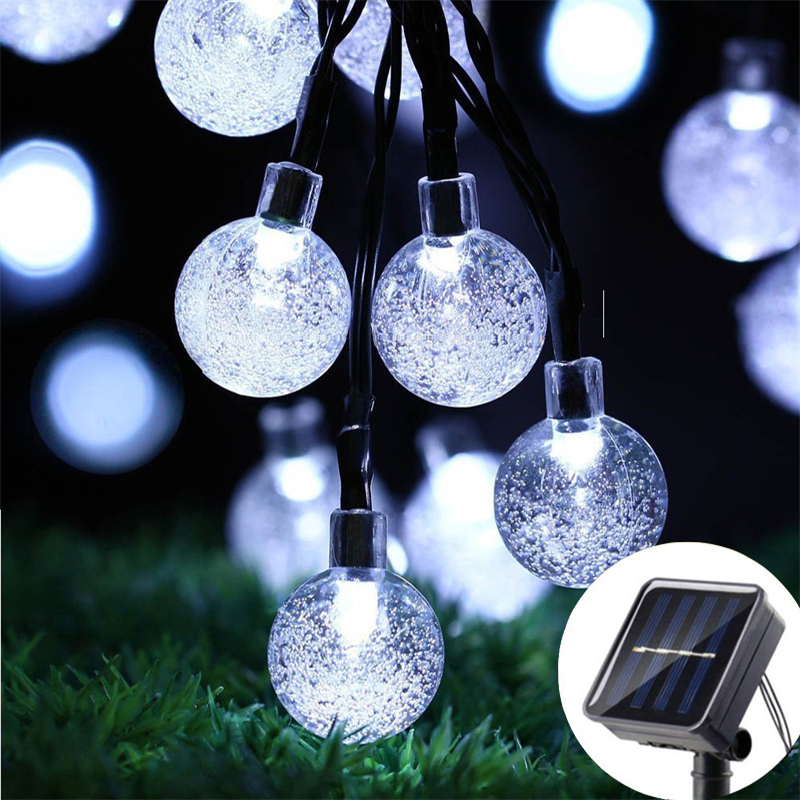 20/50/100 LED Solar Power Crys - Outdoor Power For Wedding 评论和价格
