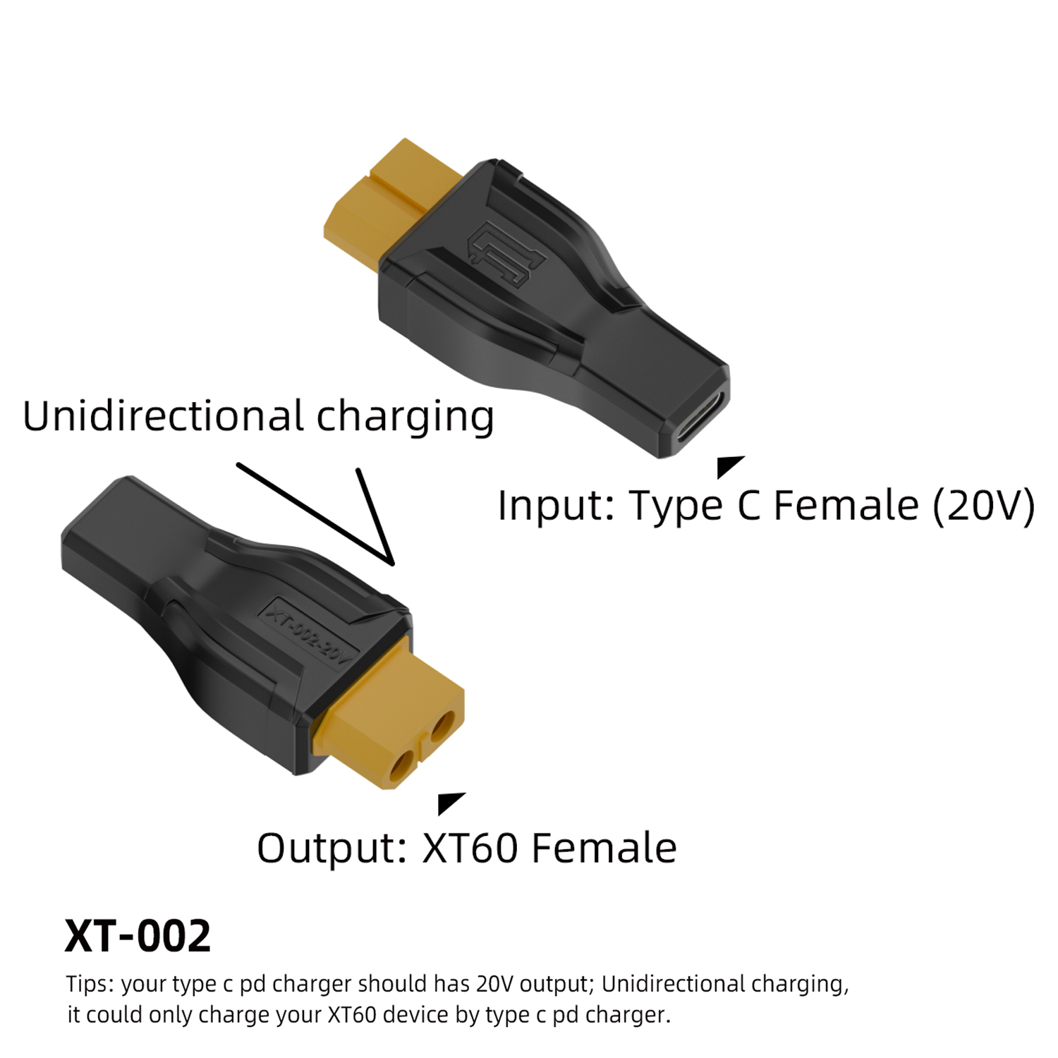 USB C to XT60 Adapter Converte - Outdoor Power Adapter Usb C 评论和价格