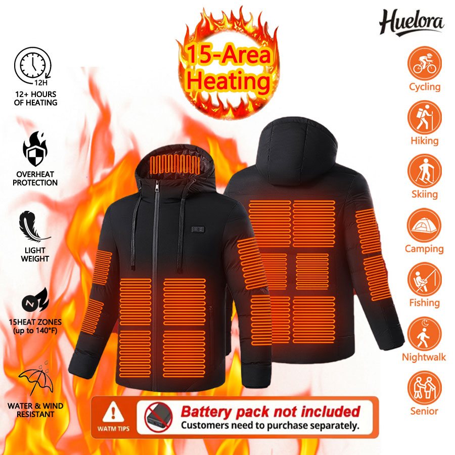 Huelora 11 Area Heated Jacket  - Outdoor Power Works 评论和价格