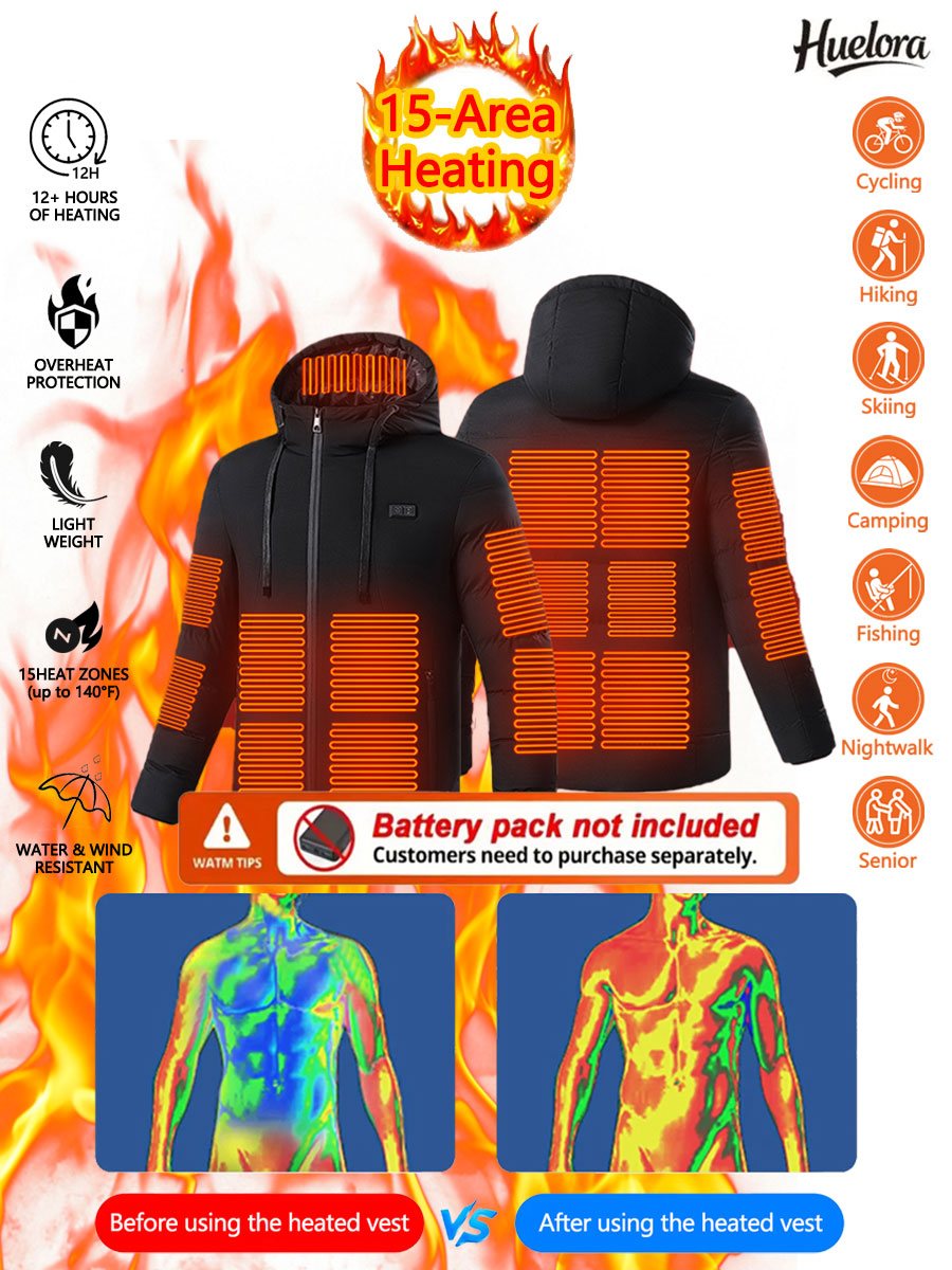 Huelora 11 Area Heated Jacket  - Outdoor Power Works 评论和价格