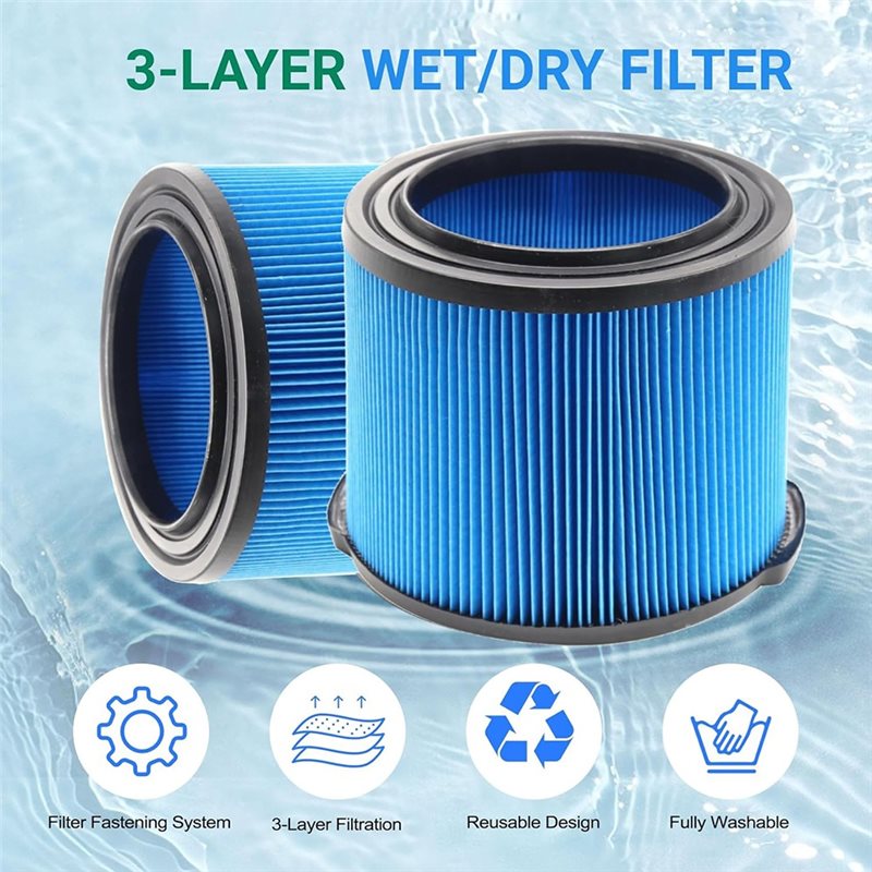 Replacement 3-Layer Wet/Dry Fi - Wet Dry Vacuum Shop 评论和价格