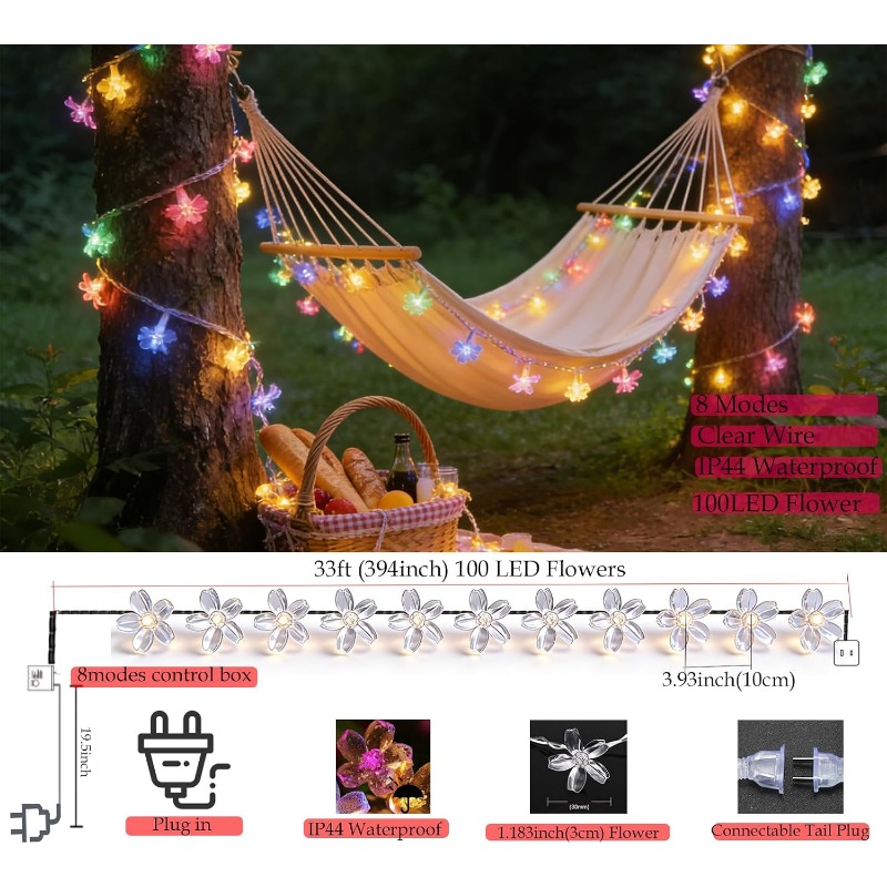 Solar Powered Cherry Blossom F - Outdoor Power For Wedding 评论和价格