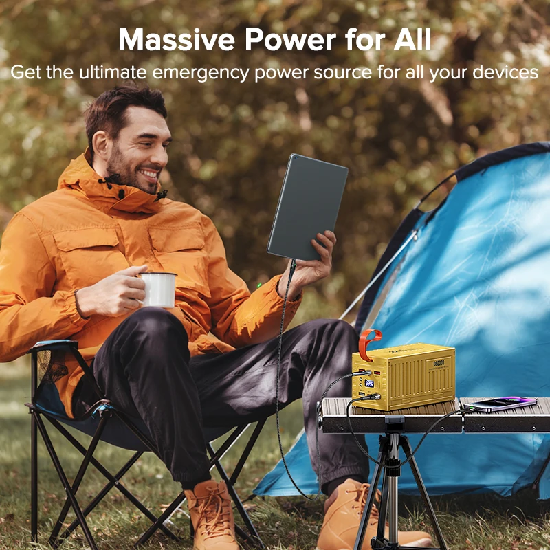 QOOVI 60000mAh Power Bank 22.5 - Outdoor Power Adapter Usb C 评论和价格