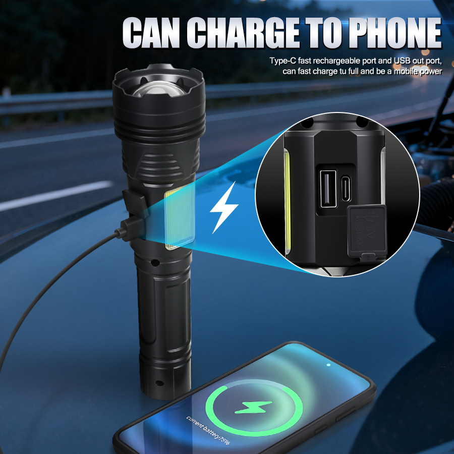 Powerful LED Handheld Flashlig - Outdoor Power Works 评论和价格