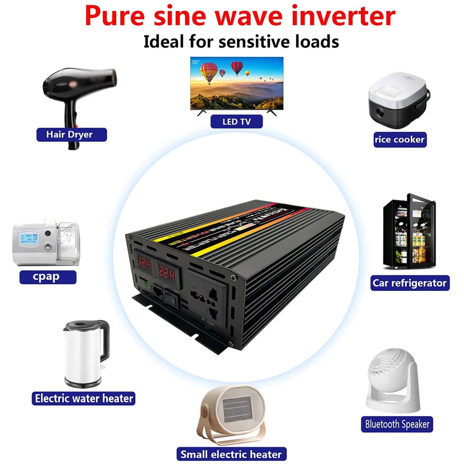 10000/12000W Pure Sine Wave In - Outdoor Power Inverter 评论和价格