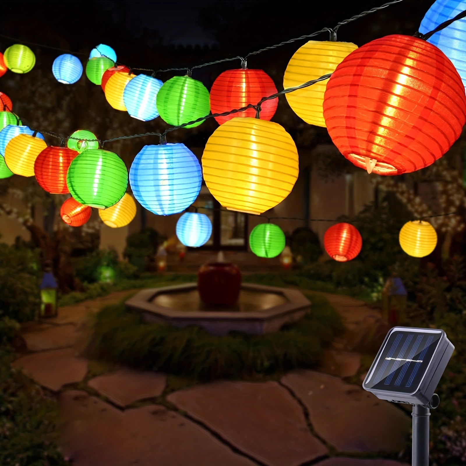 LED Solar Lantern String Light - Outdoor Power For Wedding 评论和价格