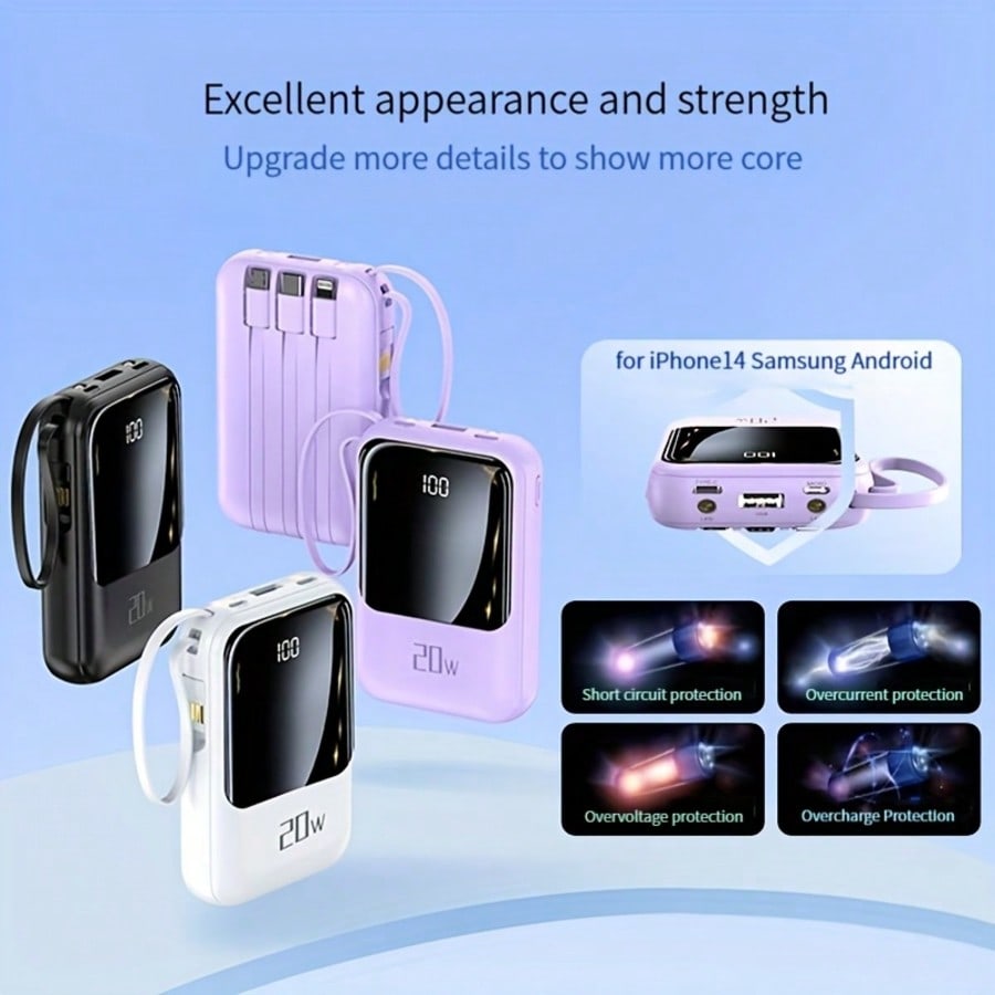 10000mAh Portable Charger, Pow - Outdoor Power Pack 评论和价格
