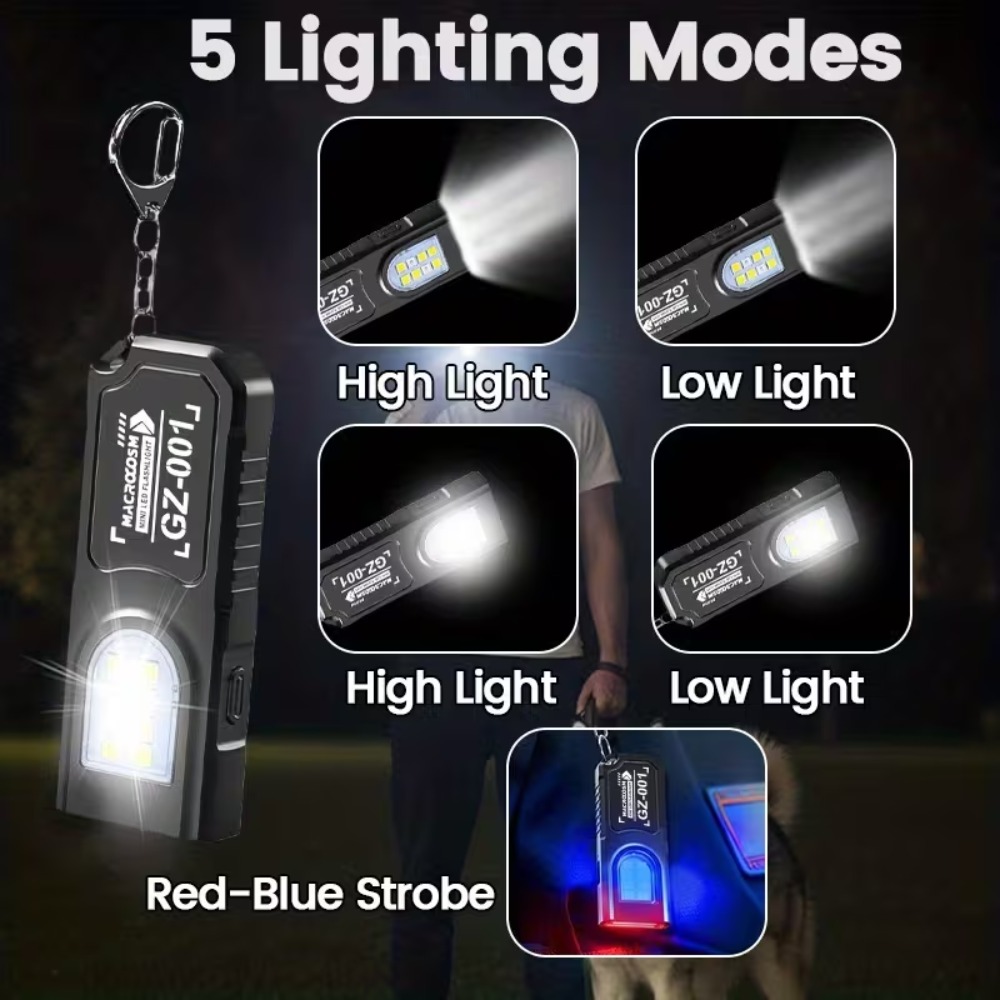 Mini COB LED Keychain Flashlig - Outdoor Power Works 评论和价格